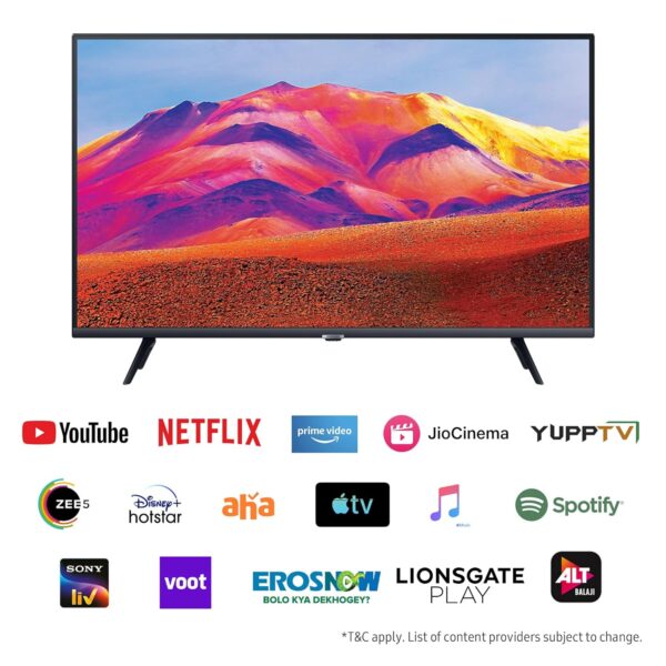 Samsung 108 cm (43 inches) Full HD Smart LED TV UA43T5450AKXXL (Black) - Image 3
